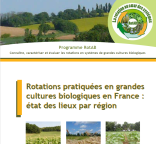 Livrable RotAB : Rotations pratiquées en grandes cultures biologiques en France