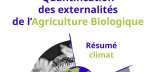 Couverture du résumé Climat de l'Etude Externalités de l'AB