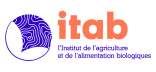 Logo ITAB sur fond blanc, carré