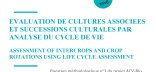 Couverture du rapport sur l'Évaluation de cultures associées et successions culturales par analyse du cycle de vie