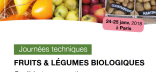 Journées techniques Fruits et légumes 2018