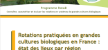 Livrable RotAB : Rotations pratiquées en grandes cultures biologiques en France