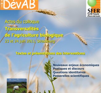 RMT DévAB - couverture des actes du colloque 2011
