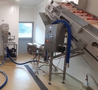 ligne de transformation de pommes en purée