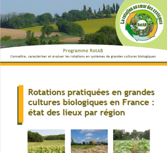 Livrable RotAB : Rotations pratiquées en grandes cultures biologiques en France